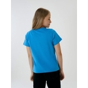 Футболка детская T-Bolka Kids, бирюзовая, 6 лет для нанесения логотипа