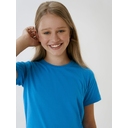 Футболка детская T-Bolka Kids, бирюзовая, 6 лет для нанесения логотипа