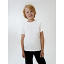 Футболка детская T-Bolka Kids, белая (теплый оттенок), 8 лет для нанесения логотипа