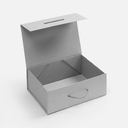 Коробка складная New Case Fold, серая для нанесения логотипа