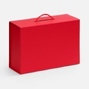 Коробка складная New Case Fold, красная для нанесения логотипа