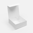 Коробка складная Quadra Fold, белая для нанесения логотипа