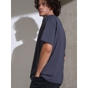 Футболка Oversize Premium, темно-серая (антрацит), размер S для нанесения логотипа