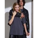 Футболка Oversize Premium, темно-серая (антрацит), размер S для нанесения логотипа