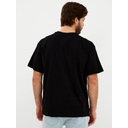 Футболка Oversize Premium, черная, размер S для нанесения логотипа