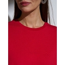 Футболка Oversize Premium, красная, размер S для нанесения логотипа