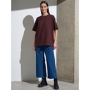 Футболка Oversize Premium, коричневая (шоколад), размер S для нанесения логотипа