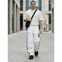 Футболка Oversize Premium 210, молочно-белая, размер S для нанесения логотипа