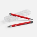 Набор из 2 ручек Keskus Soft Touch, красный для нанесения логотипа
