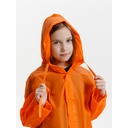 Дождевик детский RainDrop Kids, оранжевый, 8 лет (рост 118-128) для нанесения логотипа