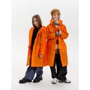 Дождевик детский RainDrop Kids, оранжевый, 8 лет (рост 118-128) для нанесения логотипа