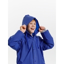 Дождевик детский RainDrop Kids, ярко-синий, 8 лет (рост 118-128) для нанесения логотипа