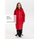 Дождевик детский RainDrop Kids, красный, 8 лет (рост 118-128) для нанесения логотипа