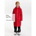 Дождевик детский RainDrop Kids, красный, 8 лет (рост 118-128) для нанесения логотипа