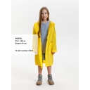 Дождевик детский RainDrop Kids, желтый, 8 лет (рост 118-128) для нанесения логотипа