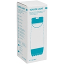 Бутылка для воды Torsta Light с колонкой и светильником, серая для нанесения логотипа
