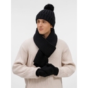 Шапка HappyGo, черная для нанесения логотипа