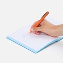 Ручка шариковая Bolt Soft Touch, оранжевая для нанесения логотипа
