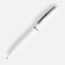 Ручка шариковая Bolt Soft Touch, белая для нанесения логотипа