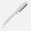 Ручка шариковая Bolt Soft Touch, белая для нанесения логотипа