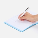 Ручка шариковая Bolt Soft Touch, белая для нанесения логотипа