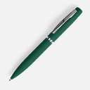 Ручка шариковая Bolt Soft Touch, зеленая для нанесения логотипа