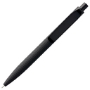 Ручка шариковая Prodir QS03 PRP Tyre Soft Touch, черная для нанесения логотипа