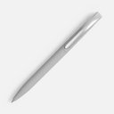 Ручка шариковая Pin Soft Touch, серая для нанесения логотипа