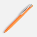 Ручка шариковая Pin Soft Touch, оранжевая для нанесения логотипа