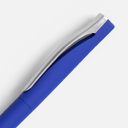 Ручка шариковая Pin Soft Touch, синяя для нанесения логотипа