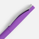 Ручка шариковая Pin Soft Touch, фиолетовая для нанесения логотипа