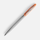 Ручка шариковая Dagger Soft Touch, оранжевая для нанесения логотипа