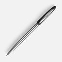 Ручка шариковая Dagger Soft Touch, черная для нанесения логотипа