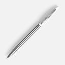 Ручка шариковая Dagger Soft Touch, белая для нанесения логотипа