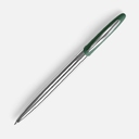 Ручка шариковая Dagger Soft Touch, зеленая для нанесения логотипа