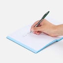 Ручка шариковая Dagger Soft Touch, зеленая для нанесения логотипа