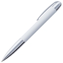 Ручка шариковая Arc Soft Touch, белая для нанесения логотипа