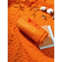 Плед для пикника Comfy, оранжевый для нанесения логотипа