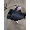 Плед для пикника Comfy, черный для нанесения логотипа
