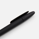Ручка шариковая Prodir DS5 TRR-P Soft Touch, черная с белым для нанесения логотипа