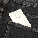 Флешка Platinum Card, 32 Гб, серебристая для нанесения логотипа