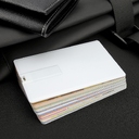 Флешка Card, 8 Гб, белая для нанесения логотипа