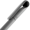 Ручка шариковая Prodir DS1 TMM Dot, серая с черным для нанесения логотипа