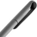 Ручка шариковая Prodir DS1 TMM Dot, серая с черным для нанесения логотипа