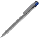 Ручка шариковая Prodir DS1 TMM Dot, серая с синим для нанесения логотипа
