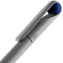 Ручка шариковая Prodir DS1 TMM Dot, серая с синим для нанесения логотипа