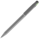Ручка шариковая Prodir DS1 TMM Dot, серая с ярко-зеленым для нанесения логотипа