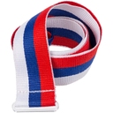 Лента для медали с пряжкой Ribbon, триколор для нанесения логотипа