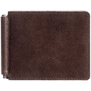 Зажим для купюр Apache, темно-коричневый для нанесения логотипа