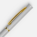 Ручка шариковая Euro Gold, серая для нанесения логотипа
